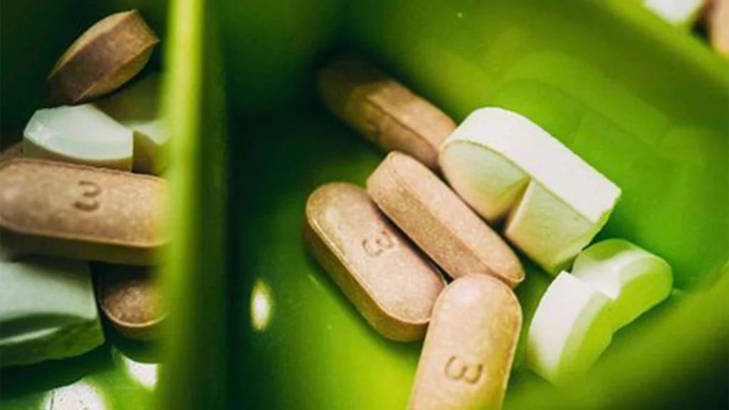 pills in container